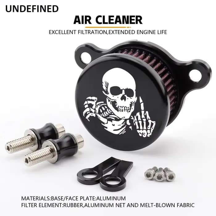 Système d'admission de filtre à Air de crâne de moto pour Harley Sportster XL883 XL1200 Iron 883 qua