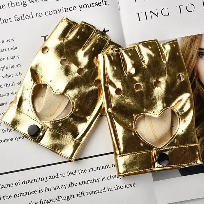 Gants en cuir PU à cinq doigts pour femmes et hommes, mitaines gothiques Lolita Cosplay, conduite, s