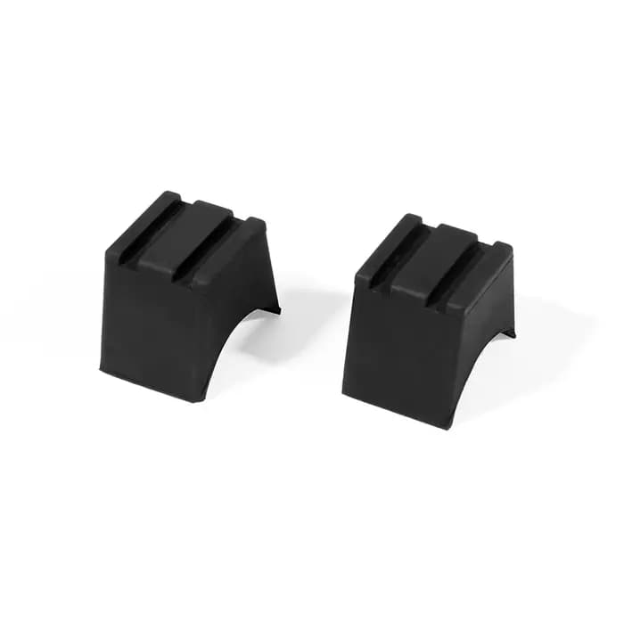 Blocs de limiteur de direction de moto universels en caoutchouc, 2 pièces, accessoires de Protection