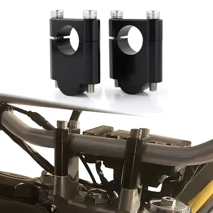 Pinces de montage pour rehausseurs de guidon, 22mm, 7/8 pouces, adaptées à Honda Grom MSX125 ST1100 