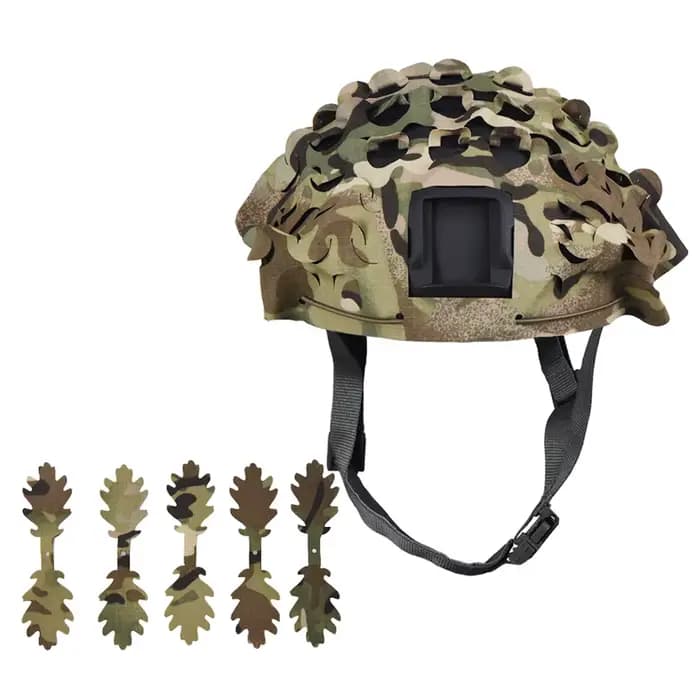 DulFAST-Juste de casque de chasse 3D CamSolomon, coupe laser, grill, accessoires