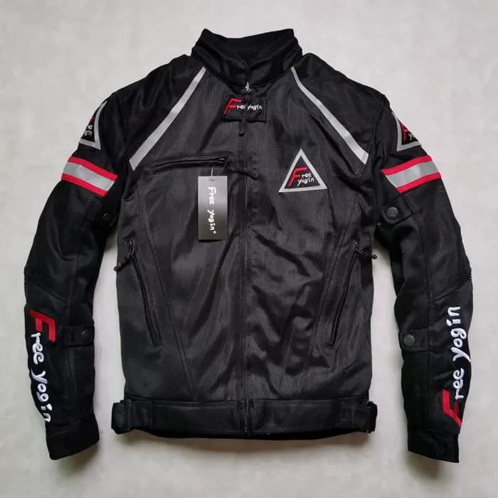 Combinaison de moto d'été pour homme, vêtements de motard anti-chute, veste de moto respirante et fi
