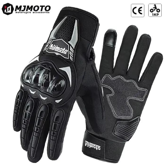 Gants de moto approuvés CE pour hommes et femmes, automne hiver, rétro, vélo, cyclisme, coque de pro