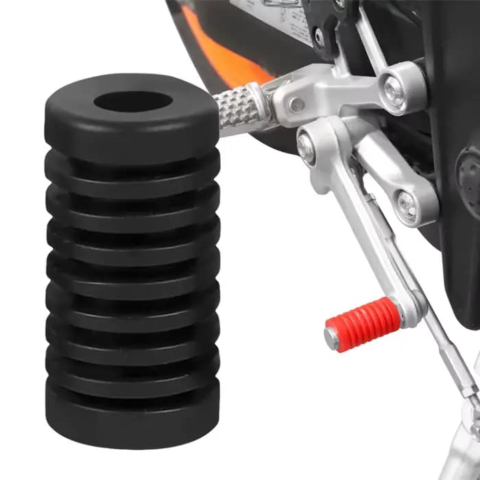 Levier de changement de vitesse universel pour Moto, 2 pièces, coussinet de pied, couvercle en caout