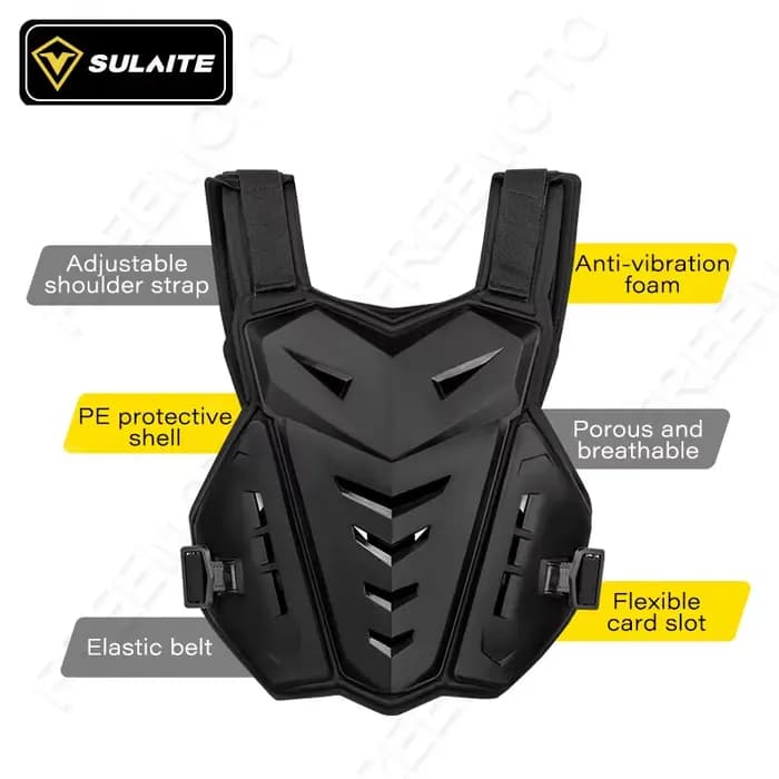 SULAITE Motocross armure corporelle veste de Moto Motocross Moto gilet dos poitrine protecteur tout-