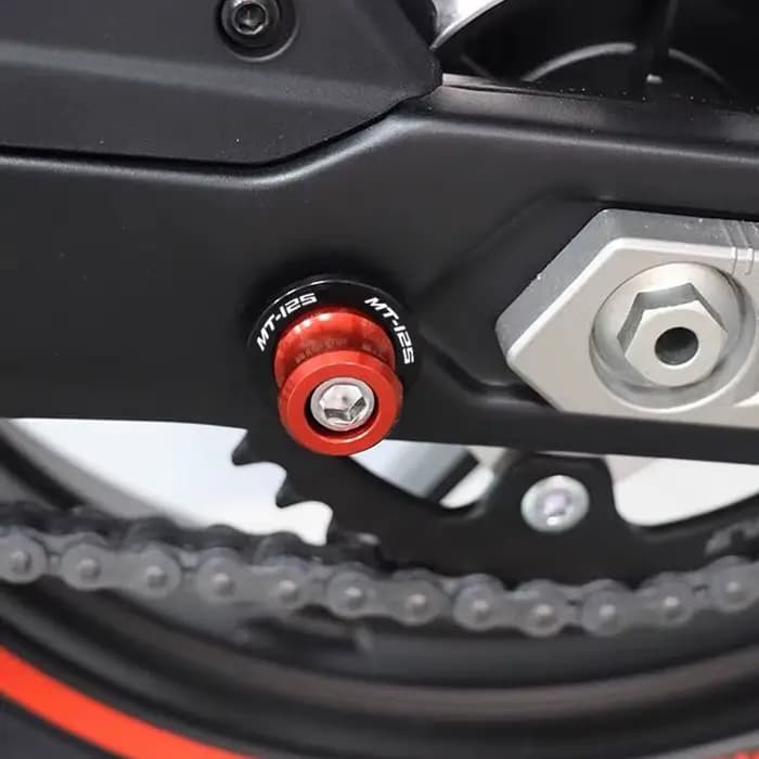 Pour YAMAHA MT125 MT-125 MT 125 2015 2016 2017 2018 moto M6 accessoires bras oscillant curseurs vis 