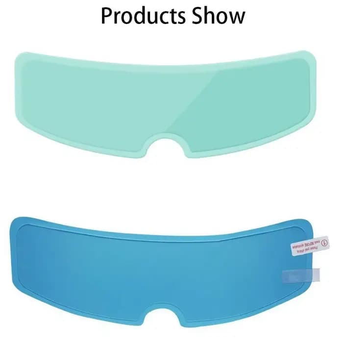 Film autocollant universel pour casque de moto, Transparent, imperméable et Anti-buée, pour la sécur