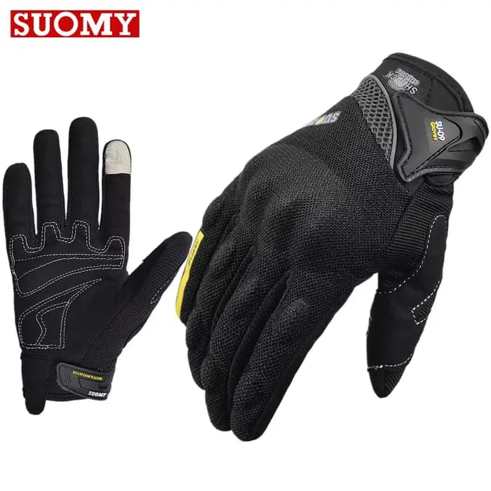 SUOMY été gants de Moto hommes femmes fonction tactile Moto course gant doigt complet Guantes Moto B