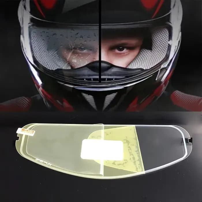 Casque de moto visière Anti-buée Film Moto Casque pour MT-V-12 Visière d'expériences Lentille Film p