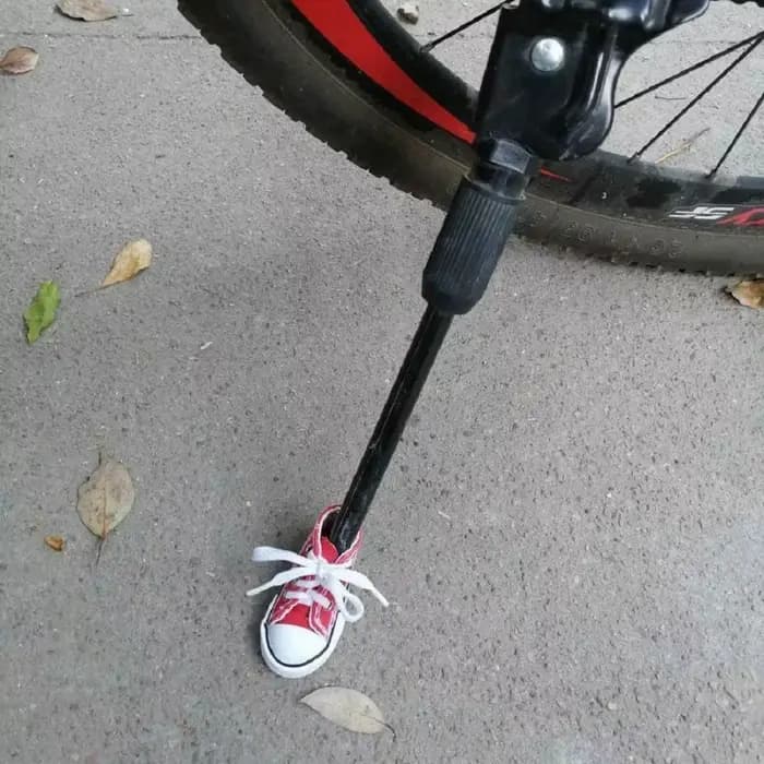 Support latéral de moto en toile, support de pied de mini chaussure, support de déclinaison de moteu