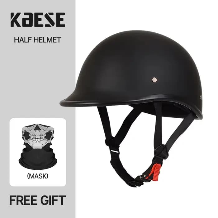 Demi-casques rétro classiques pour moto, visage ouvert, bonnet de croisière, casquette de crâne, pet