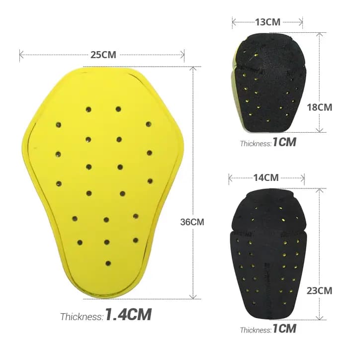 Équipement de Protection pour moto, Protection arrière, veste de Motocross, protection CE, épaulette