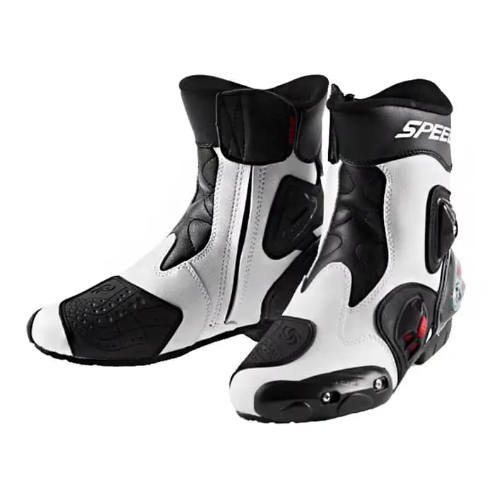 Bottes de moto respirantes pour la conduite tout-terrain, bottes de soutien pour la course, chaussur