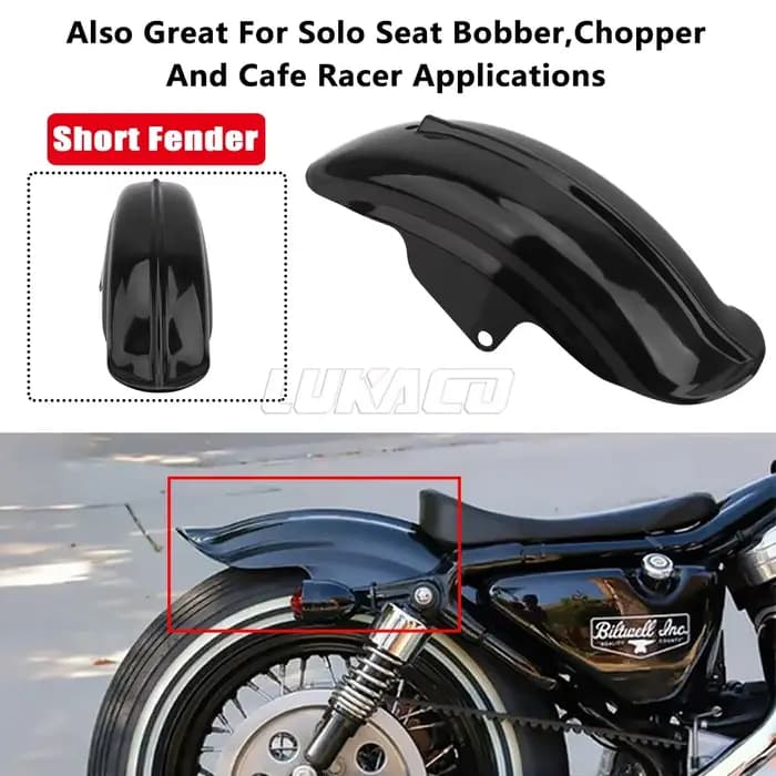 Garde-boue arrière universel pour moto, ABS, garde-boue court pour Bobber Chopper Cafe Racer, access