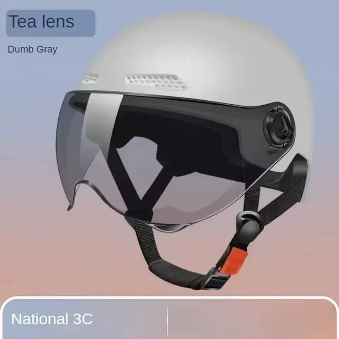 Casque demi-coque certifié 3C avec lunettes de protection pour hommes et femmes adultes, pour vélo é