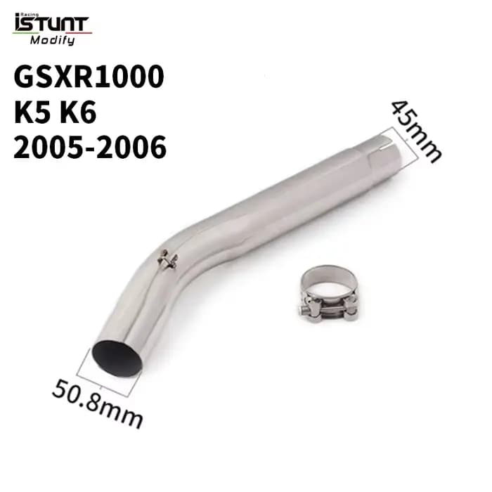 Tuyau de liaison intermédiaire modifié pour Suzuki GSXR1000, GSX R1000, GSPoly 1000, 2005-2016, syst