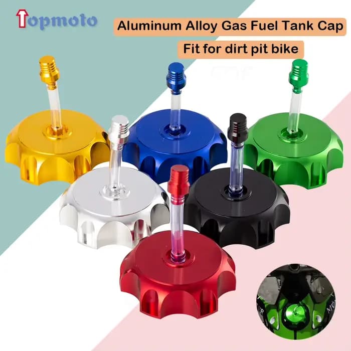 Couvercle de bouchon de réservoir de carburant en aluminium CNC, pour Kayo Bse chinois CRF TTR KLX 1