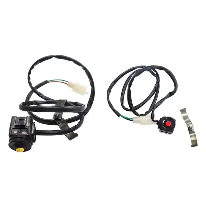 22mm Durable ATV moto double Sport Quad démarrage klaxon tuer arrêt bouton de commutation accessoire
