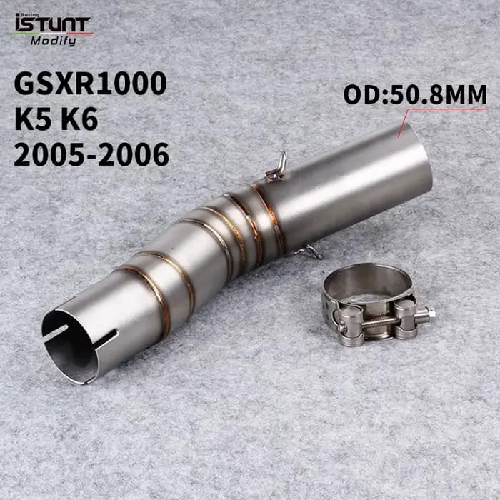 Tuyau de liaison intermédiaire modifié pour Suzuki GSXR1000, GSX R1000, GSPoly 1000, 2005-2016, syst