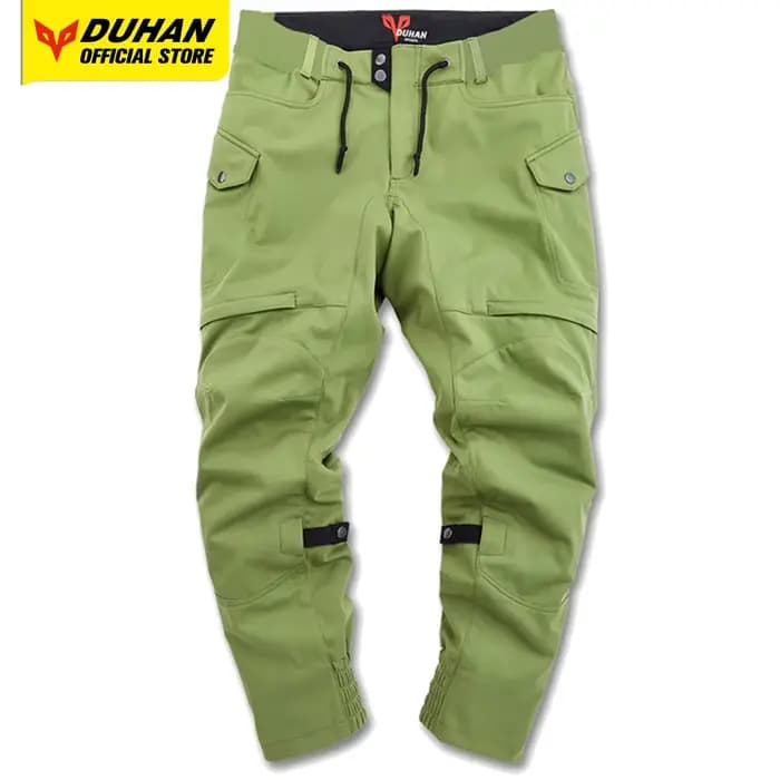 DUHAN pantalon de Moto été respirant pantalon de Moto imperméable Moto équipement genou protection M