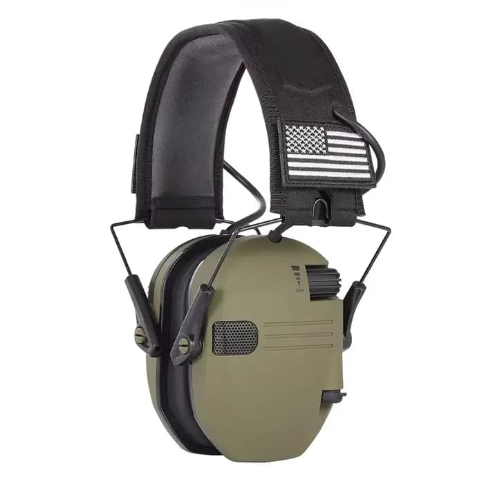 Casque de tir électronique tactique d'extérieur avec suppression du bruit et amplification du son po