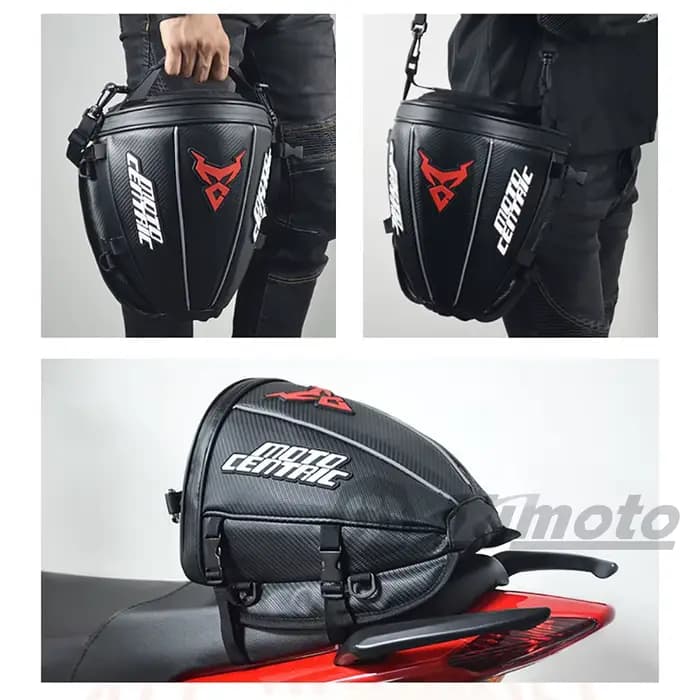 Sac arrière de moto étanche, bagages de Sport, selle réfléchissante, sac arrière d'équitation, sac d