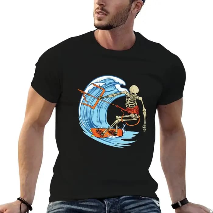 T-shirt de kitesurf anti-boulochage, t-shirt décontracté