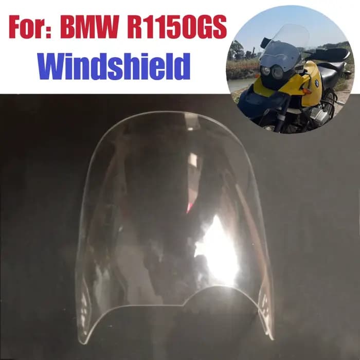 Déflecteur de vent noir clair pour moto, pare-brise BMW R1150GS R 1150GS R1150 GS R 1150 GS