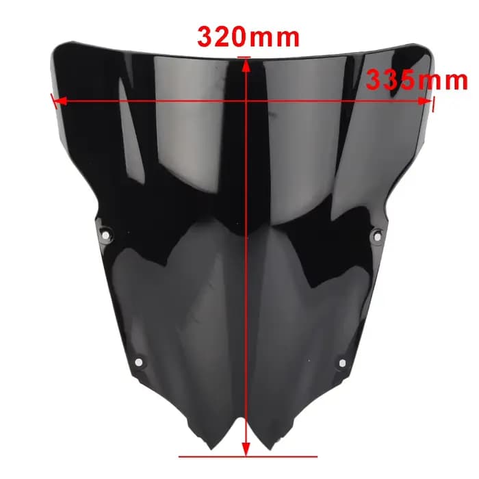 Pare-brise de moto pour Yamaha YZF R6 600 2008-2016