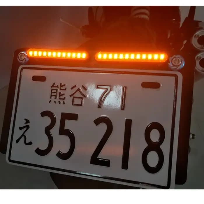 2 pièces 12 LED Moto feux de signalisation séquentiel eau coulant Mini bandes Moto voiture bandes Le