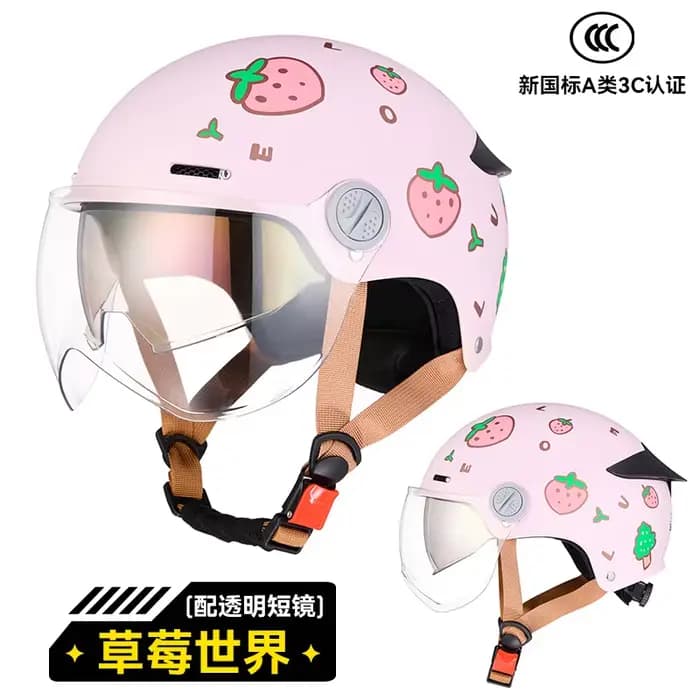 Casque de moto rétro RNG avec double visière solaire, casque de croisière pour moto, casque de sécur
