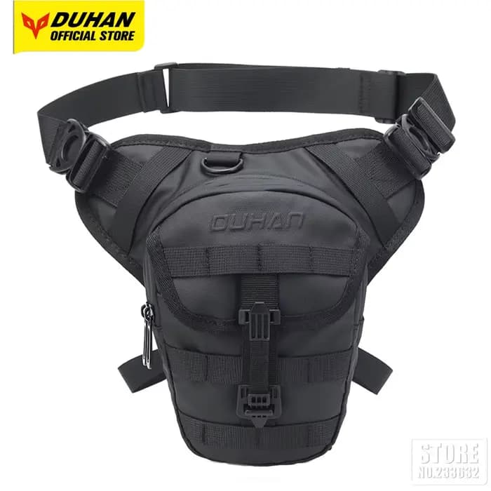 DUHAN-Sac de jambe de moto multifonction, sac de hanche, sac de taille extérieur, sac de poitrine d'