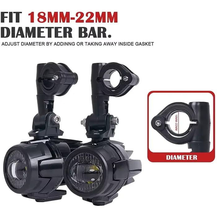 Lumière stroboscopique anti-brouillard Led pour motos, pour BMW R1200GS, R1250GS, ADV, F800GS, K1600