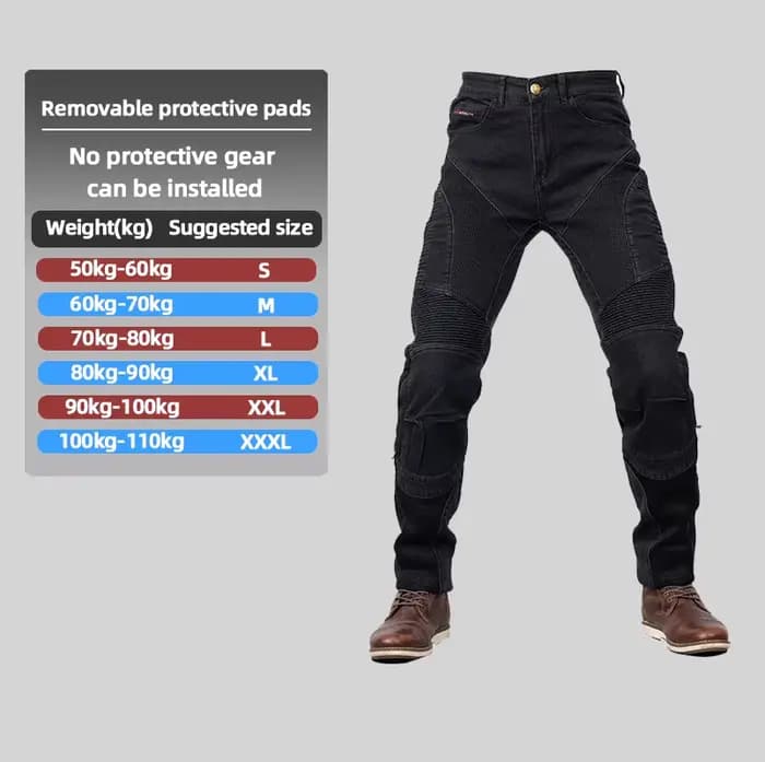 Pantalon de moto respirant pour homme, idéal pour l'été, avec protections intégrées, pour le motocro