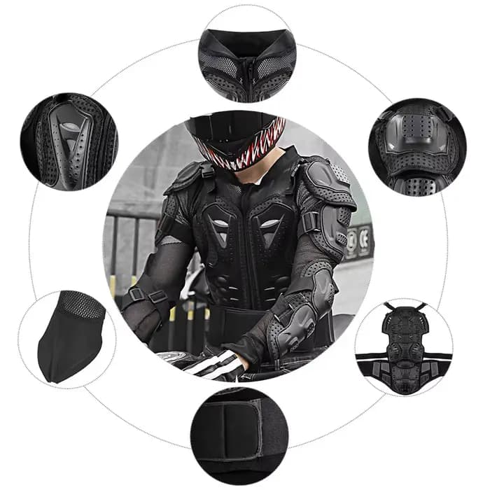 Armure de Moto Certification CE Motocross poitrine dos protecteur Moto Protection corps armure équit