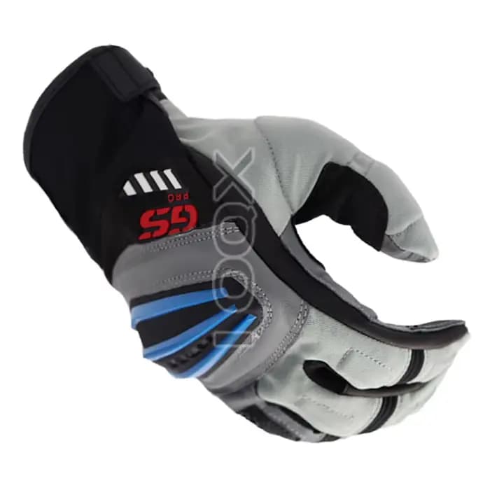Gants en cuir pour moto Rallye 3 GS, pour BMW Motorrad, pour moto et Scooter, noir bleu, Luvas unise
