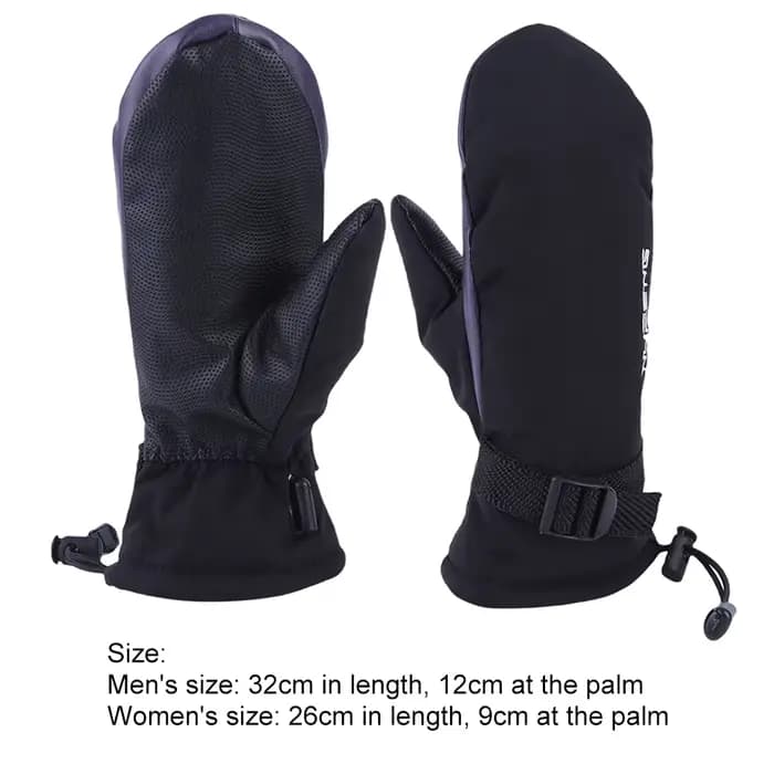 Gants chauffants électriques 3 vitesses température gants de moto mitaines de ski d'escalade gants c