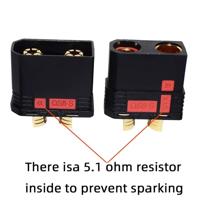 QS8 QS8-S rapDuty connecteur de batterie Anti-étincelle connecteur d'or grande prise de puissance po