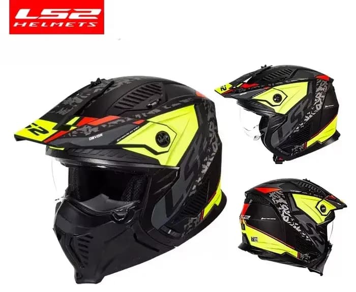 Casque de moto polyvalent demi-visage, course tout-terrain, anti-absorbe ouissement d'été, casco, pu