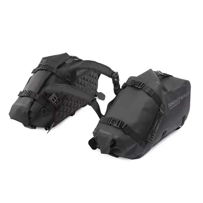 Sac Latéral Universel de Grande Capacité pour Siège Arrière de Moto, Rangement d'Outils