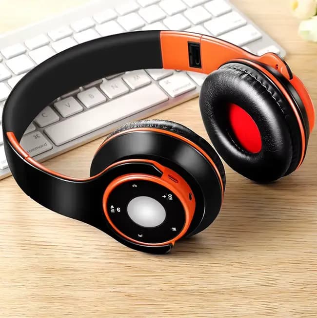 Écouteurs Bluetooth 5.0, casques stéréo supra-auriculaires compatibles avec Samsung, iPhone, iPad, t