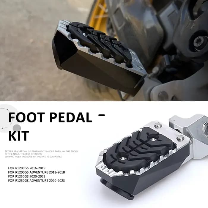 Repose-pieds avant réglables pour moto, repose-pieds pour BMW R 1200 GS ADV R 1250 GS Adventure, R12