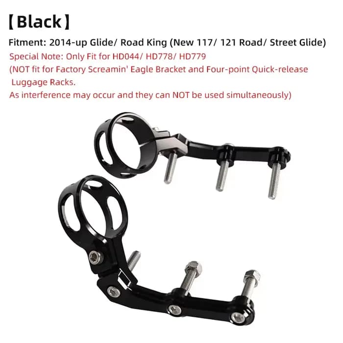Supports de réservoir à distance d'amortisseur, accessoires de moto pour Harley Touring Road Glide S