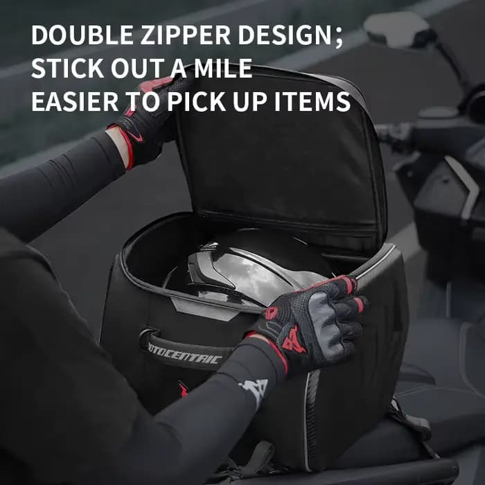 Sac de casque de moto étanche motocentrique sac de siège arrière de moto multifonction sac de moto d