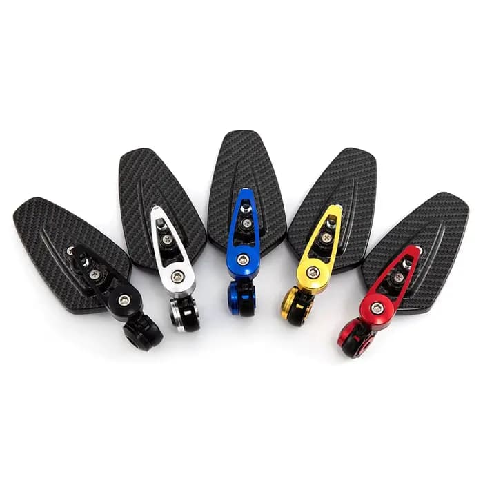 Rétroviseurs de moto universels, 7/8 pouces, 22mm, extrémité de barre en aluminium, guidon de moto, 
