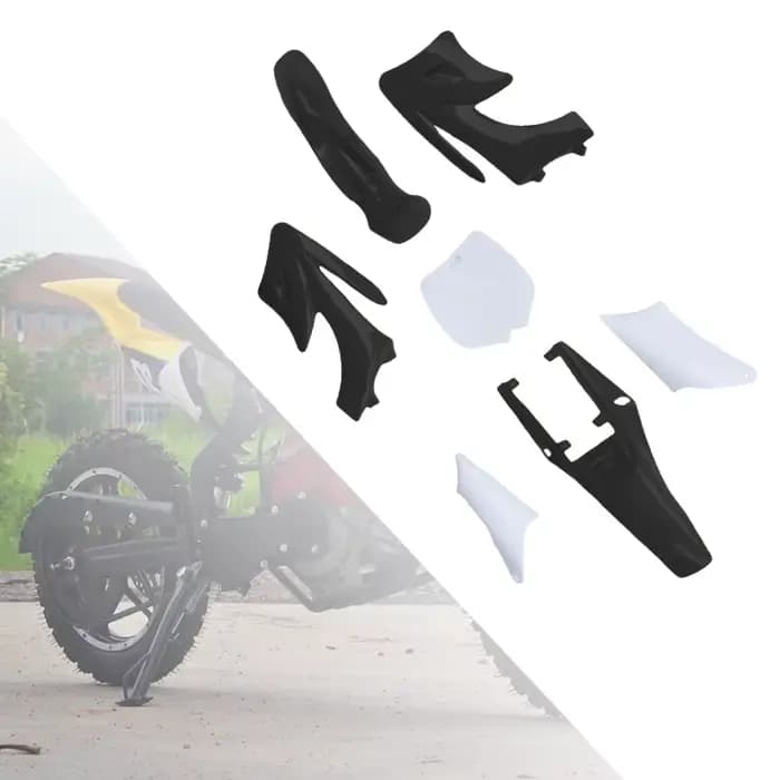 LINGQI RACING-Garde-boue avant et arrière étanche pour moto, protection de garde-boue pour moteur 2 