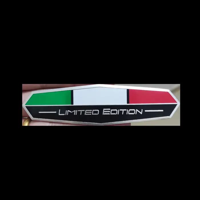 Autocollants décoratifs en aluminium pour moto, édition limitée italienne, bords arrière, réservoirs