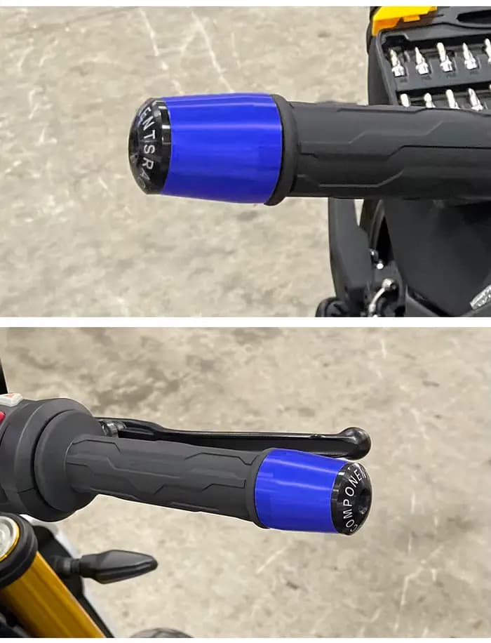 C650 GT 7/8 "22mm poignées de guidon de moto extrémité capuchon de barre de poignée bouchon d'extrém