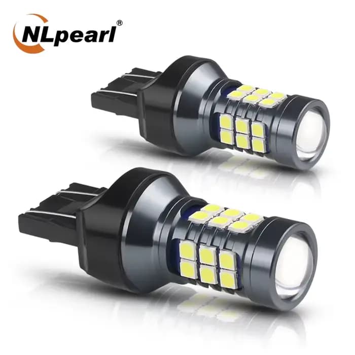 NLpearl 2x T20 LED 7440 WY21W W21W ampoule LED 7443 W21/5W Led T20 Super lumineux 3030SMD feu de rec