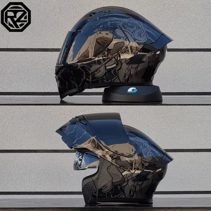 Casques de moto de vente chaude en 2024, casques à rabat à double objectif adaptés aux hommes et aux